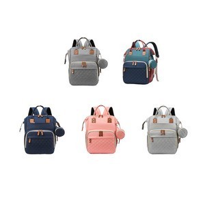 Convertible Diaper Backpack with USB Charging Port