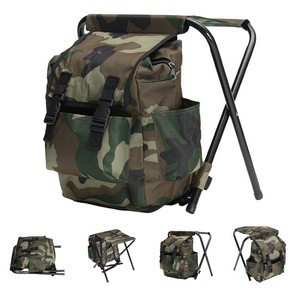 Cooler Backpack with Folding Chai