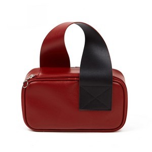 PU Leather Cosmetic Bag with Handle