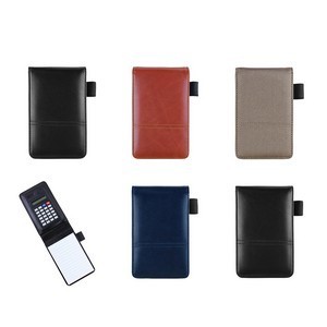 A7 Pocket Notebook with Solar Calculator