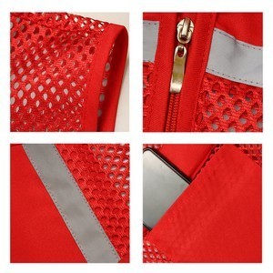High Visibility Mesh Safety Vest with Pockets