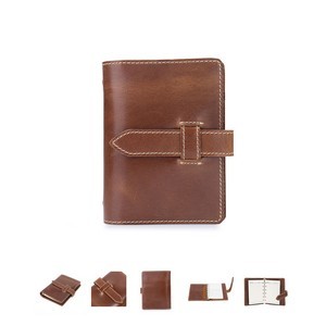 Detachable Soft Leather Bound Notebook