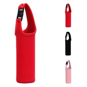 Neoprene Can Holder with Shoulder Strap and Detachable Button