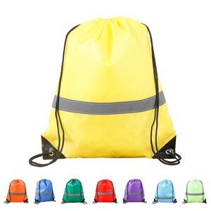 Reflective Drawstring Backpack