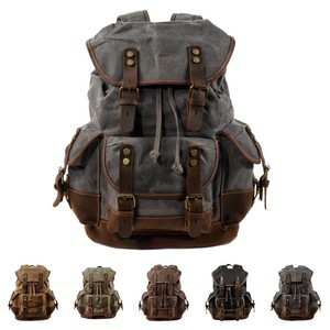 Waterproof Waxed Canvas Backpack