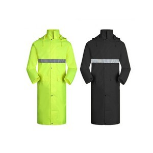 Waterproof Windproof Safety Long Rain Jacket