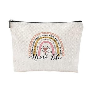 Breast Cancer Awareness Makeup Bag