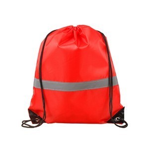 Reflective Drawstring Backpack