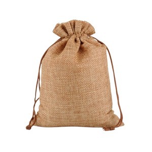 Recyclable Burlap Drawstring Gift Bag