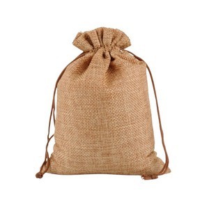 Recyclable Burlap Drawstring Gift Bag