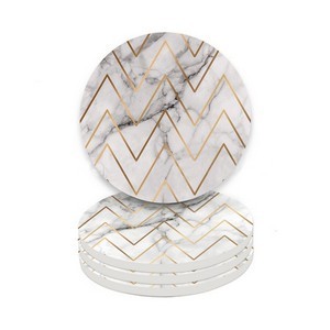 Car Ceramic Round Coaster