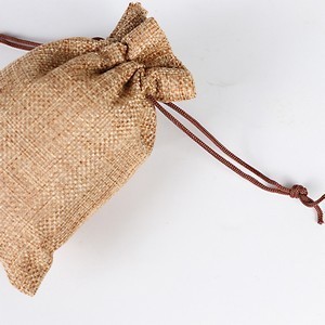 Recyclable Burlap Drawstring Gift Bag