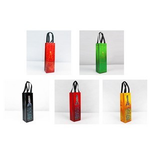 Non-Woven Sublimated 1 Bottle Wine Bag