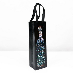 Non-Woven Sublimated 1 Bottle Wine Bag
