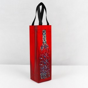 Non-Woven Sublimated 1 Bottle Wine Bag