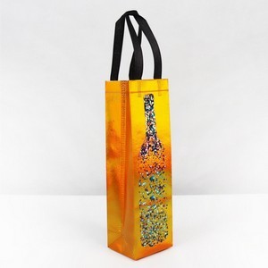 Non-Woven Sublimated 1 Bottle Wine Bag