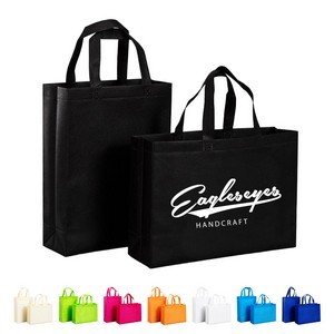 Metallic Non-Woven Shopper Tote Bag