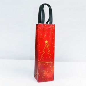 Non-Woven Sublimated 1 Bottle Wine Bag