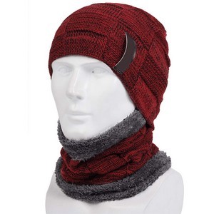 Warm Fleece Knit Beanie