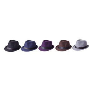 Linen Straw Fedora Hat