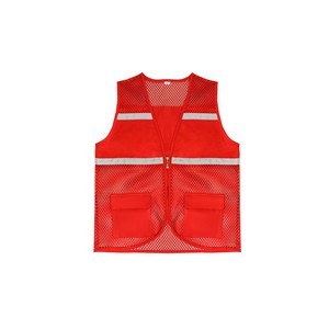 High Visibility Mesh Safety Vest with Pockets