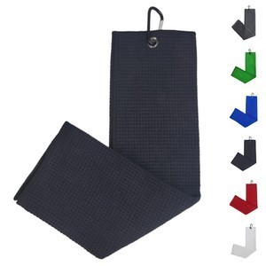 Microfiber Waffle Golf Towel