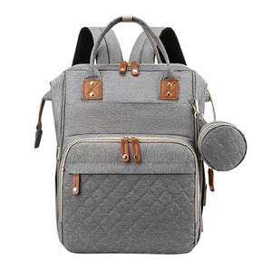 Convertible Diaper Backpack with USB Charging Port