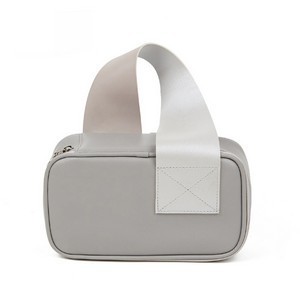 PU Leather Cosmetic Bag with Handle