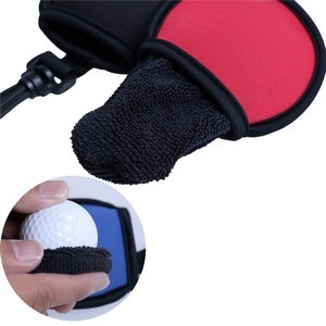 Golfball Cleaner Pouch with Clip Hook