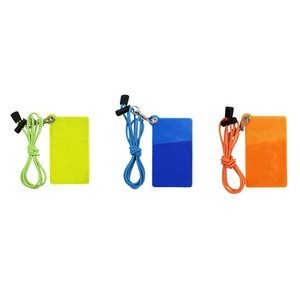 Translucent PVC Badge Holder with Lanyard