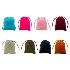 Fiber Suede Drawstring Bag