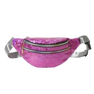 Holographic Neon PU Leather Fanny Pack