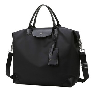 Nylon and Polyester Travel Bag with Adjustable Shoulder Strap