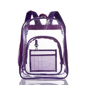 Clear PVC Backpack with Adjustable Straps