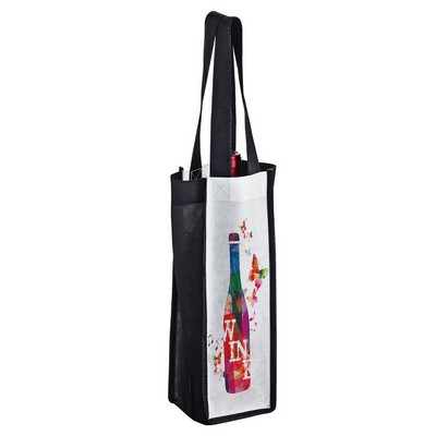 Non-Woven Sublimated 1 Bottle Wine Bag