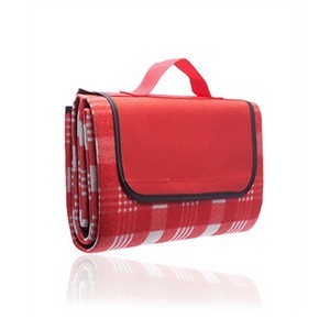 Plaid Roll Up Picnic Blanket