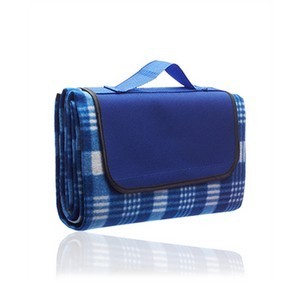 Plaid Roll Up Picnic Blanket
