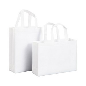 Metallic Non-Woven Shopper Tote Bag