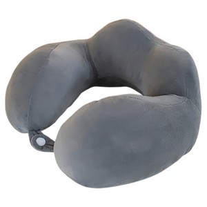 2N1 Gingerbread Heart Cushion & Neck Pillow Set