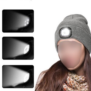 USB Rechargeable Light Beanie Hat