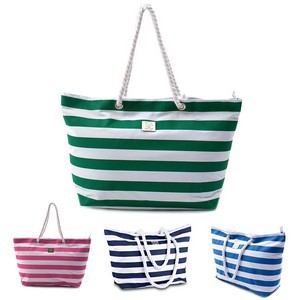 Cotton Resort Tote Bag w/ Rope Handle