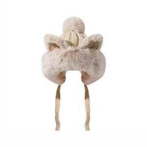 Winter Fox and Cat Ear Furry Knit Hat