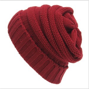 Scottish Cable Knit Acrylic Winter Beanie