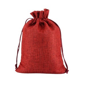 Recyclable Burlap Drawstring Gift Bag