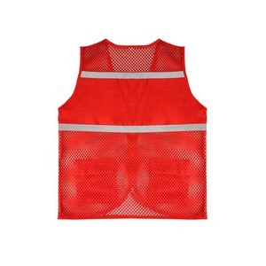 High Visibility Mesh Safety Vest with Pockets