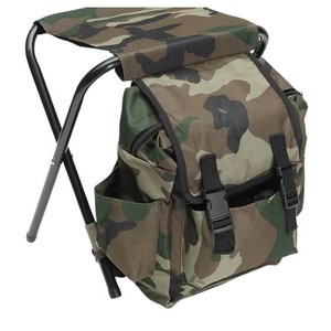 Cooler Backpack with Folding Chai