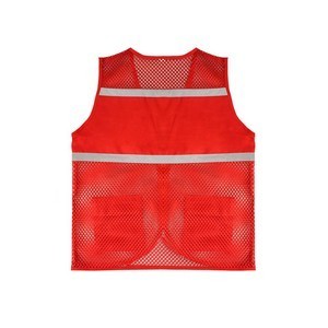 High Visibility Mesh Safety Vest with Pockets