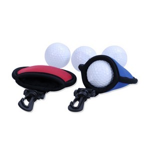 Golfball Cleaner Pouch with Clip Hook