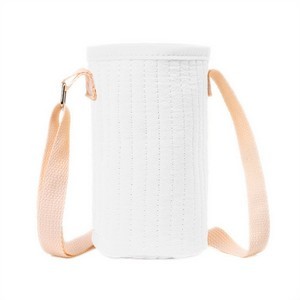 Insulated Can Holder with Adjustable Strap and Detachable Cover