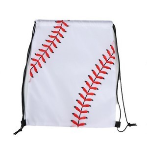 Baseball Drawstring Backpack